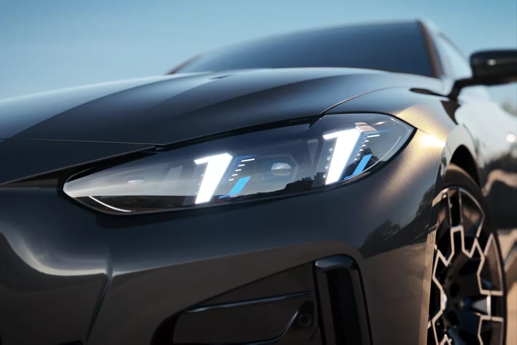Vue phare de la BMW i4