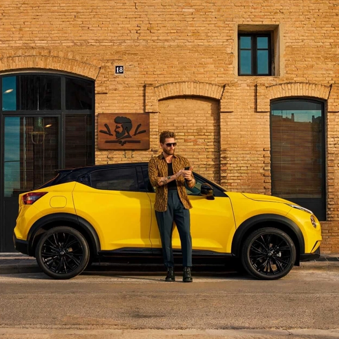 Design extérieur du Nissan Juke en ville